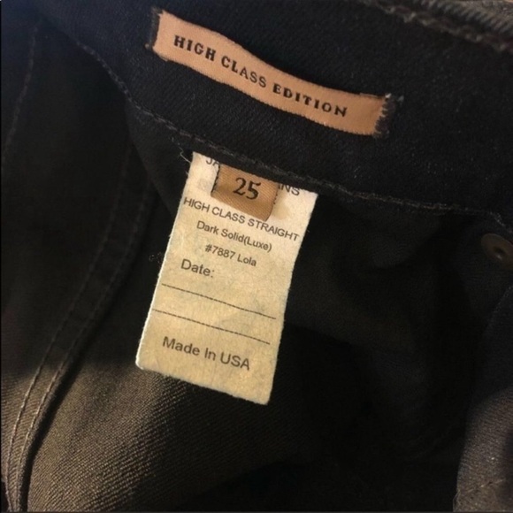 James JEANS Dark Wash Super Skinny Twiggy Denim Jeans size 25 - Picture 6 of 6